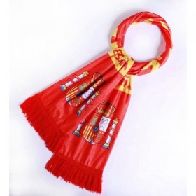 Espanha Copa do Mundo 2018 Cachecol Vermelho